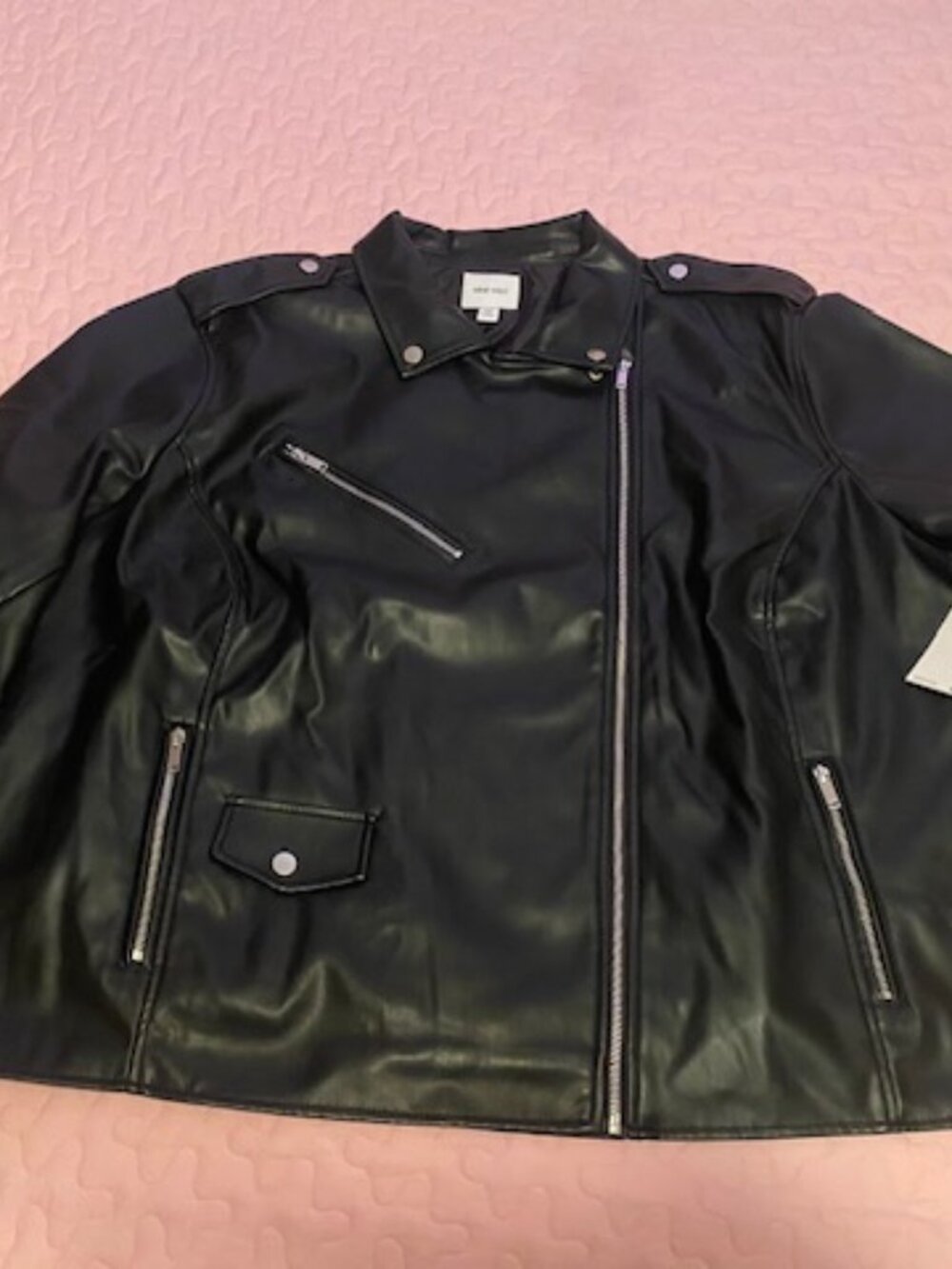 Nine West 5X Faux Leather Ladies Jacket
